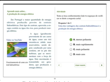 Fig. 2. Video with multiple-choice questions.