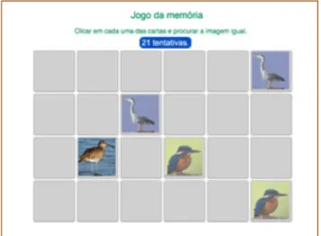 Fig. 6. Card game with wild birds. 