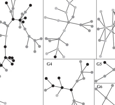 Figura 2.1 – Redes de associações científicas: representação gráfica