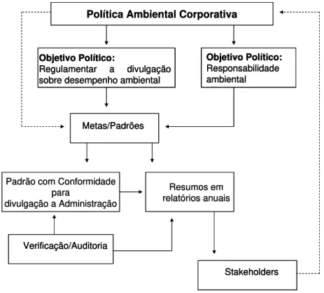 Figura 1. Estrutura do processo de divulgação ambiental. 