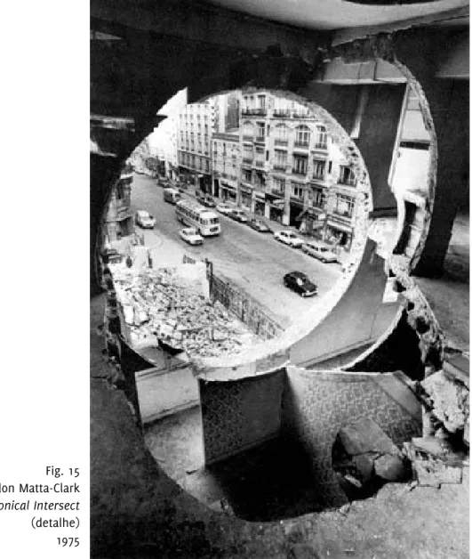 Fig. 15  Gordon Matta-Clark  Conical  Intersect  