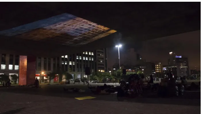 Fig. 04 - Projeção do trabalho “Masp.etc.br” (2017)