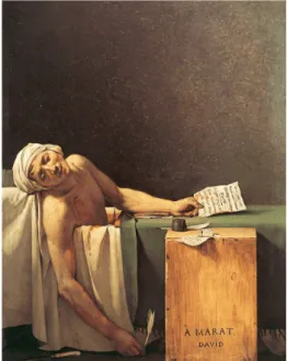 Figura 3 - Jacques-Louis David. A morte de Marat, 1793