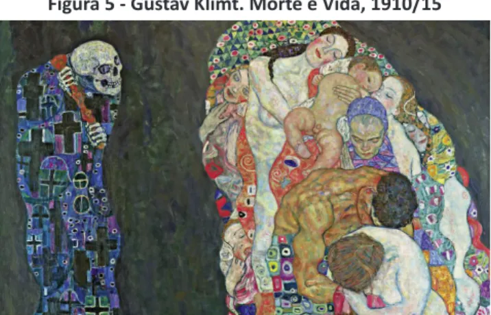 Figura 5 - Gustav Klimt. Morte e Vida, 1910/15