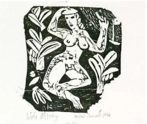 Fig. 14 – Livio Abramo. Mulher e Bananal, 1933. MAM-SP