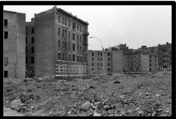 Figura 3. Sul do Bronx  –  década de 80 (imagem capturada do site da internet mises.org.br) 