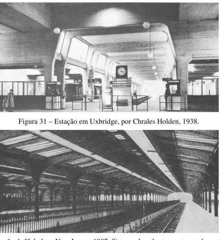 Figura 32 – Estação de Hoboken, New Jersey, 1907. Sistema de cobertura patenteado por Lincoln Bush