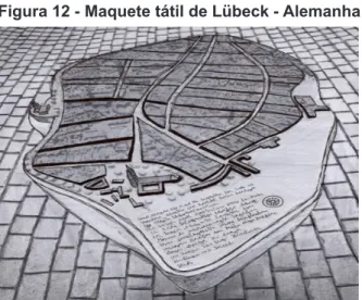 Figura 12 - Maquete tátil de Lübeck - Alemanha