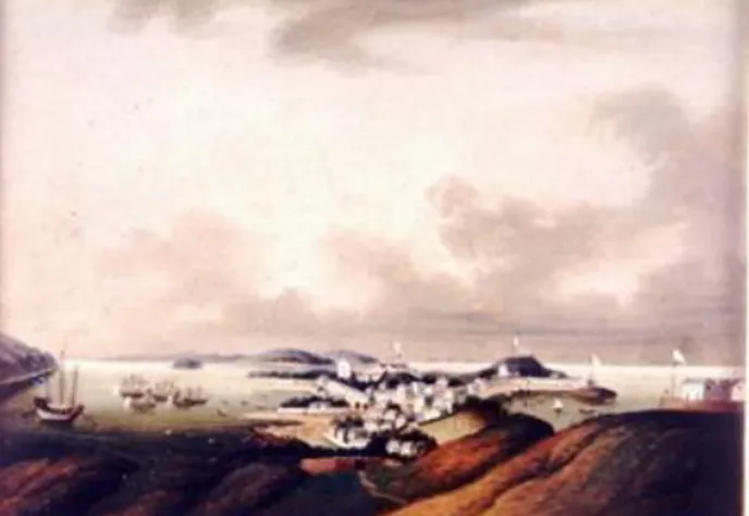 Figura  15-  Pintura  com  vista  geral  de  um  porto  oriental (Inv. 