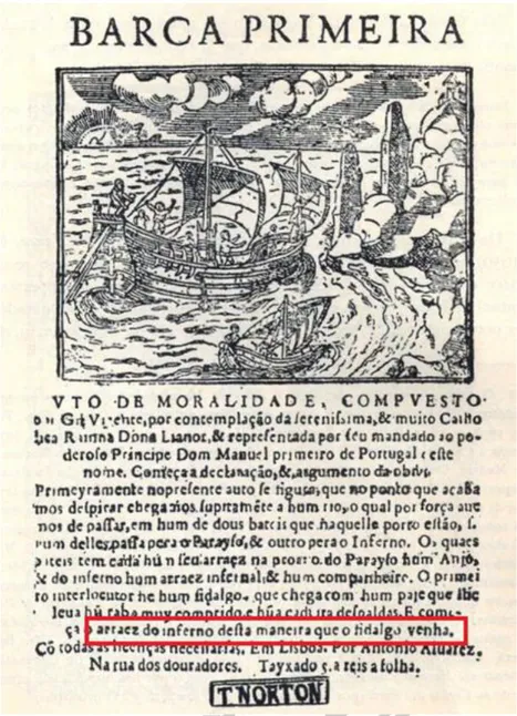 Figura 3  –  Barca primeira, Lisboa, Afonso Álvares, Biblioteca Nacional de Madrid: R-11.059 