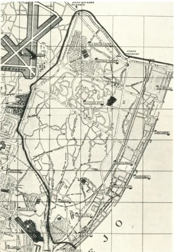 Figura 1 - Reprodução da primitiva área da freguesia de Olivais  FONTE: Delgado, R. (1969) 