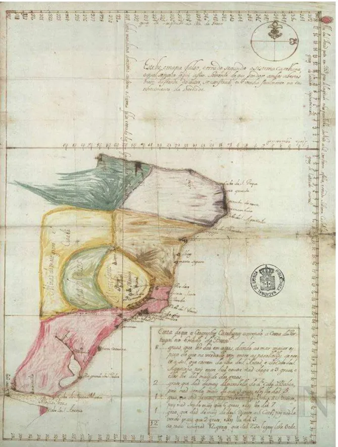 Figura 1  –  Capitanias do Brasil, 1767 