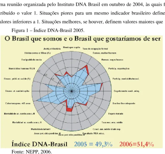 Figura 1 – Índice DNA-Brasil 2005. 