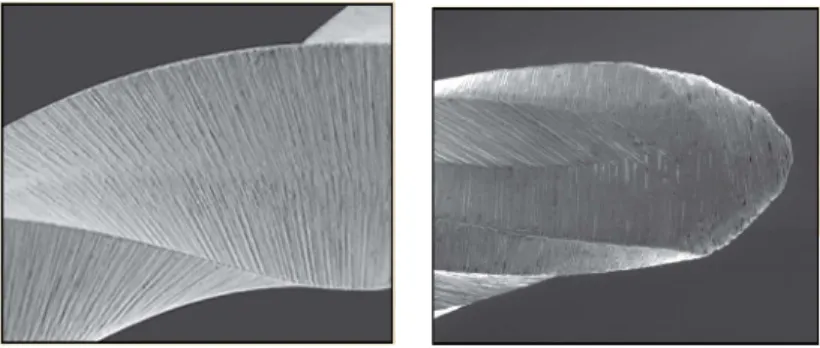 Figure 4 and 5 – Convex triangular cross-section and non-cutting tip, respectively 