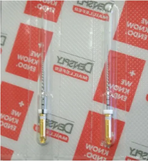 Figure 12 - Sterilized ProGlider Kit, six files, 25mm (Dentsply Maillefer) 