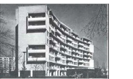 Figura 4: Vista principal do bloco de Interbau Hansaviertel em Berlim, 1956. 
