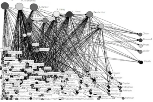 Gráfico 3: Rede social Fonte: UCINET v. 6.85.