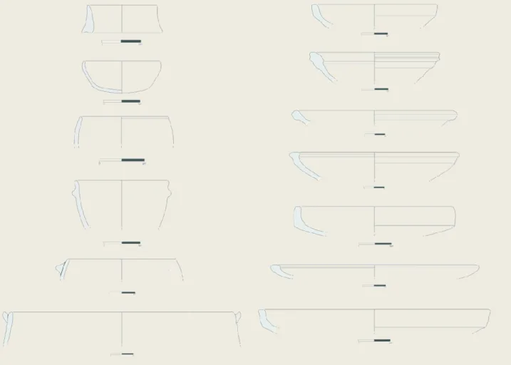 Fig.  6.—  Formas  fechadas  e  abertas  (Desenhos  e  tintagens de Edgar Lopes, Palimpsesto) 