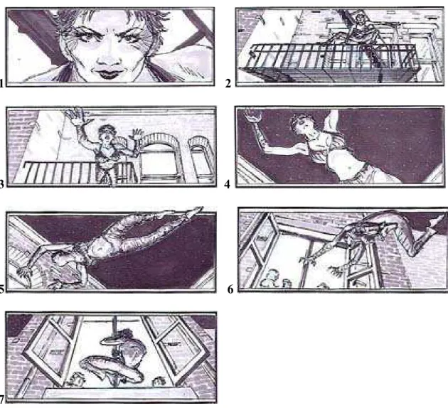 Figura 7 - Sequência de storyboards  