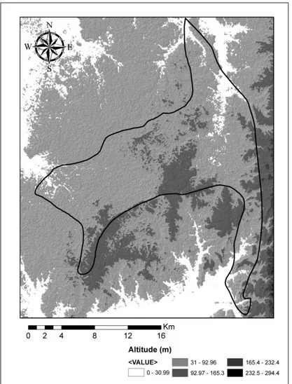 Figura 3.6 – Mapa geomorfológico da Massa de Água Cársico da Bairrada. 