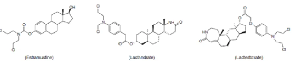Figura 4 - Fármacos híbridos ligados diretamente (14) 