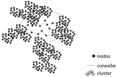 Figura 2: Modelo de Organização de redes em Clusters.