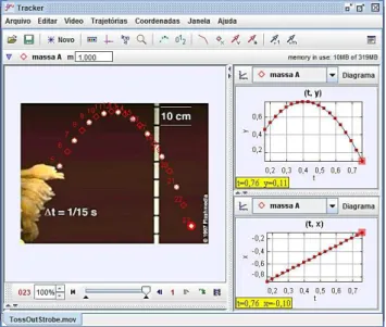 Figura 6: Interface do Tracker  (PRESOTO, LENZ, et al., 2011). 