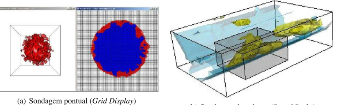 Figura 3.2: Duas formas de interação presente no DSVol (adaptado de (Salvador, 2003)).