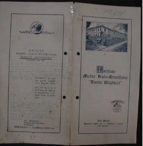 Ilustração  3  -  Capa  e  contracapa  do  livreto-propaganda  do  IMDA  de  1934. 