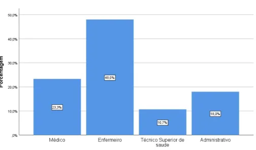 Gráfico 2 - Categoria profissional dos inquiridos 