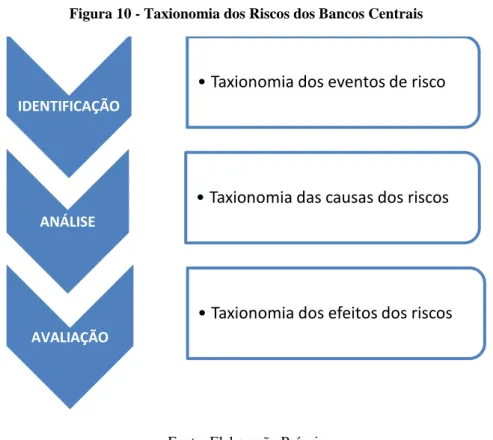 Figura 10 - Taxionomia dos Riscos dos Bancos Centrais 