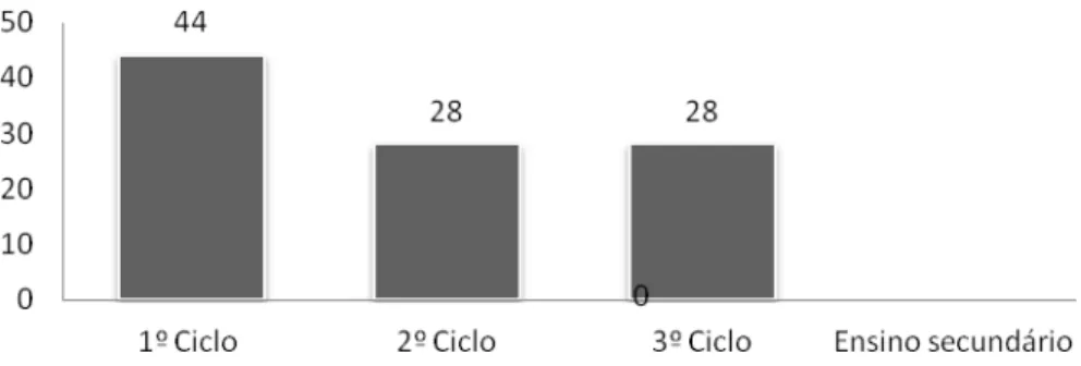 Gráfico 3- Habilitações literárias  