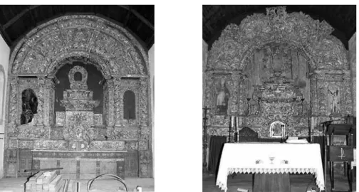 Fig. 3 e 4 – Marco de Canaveses. Igreja de Sobretâmega e de S. Nicolau. Douramento das tribunas