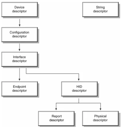 Figure 3.10: USB HID Descriptors 1 .