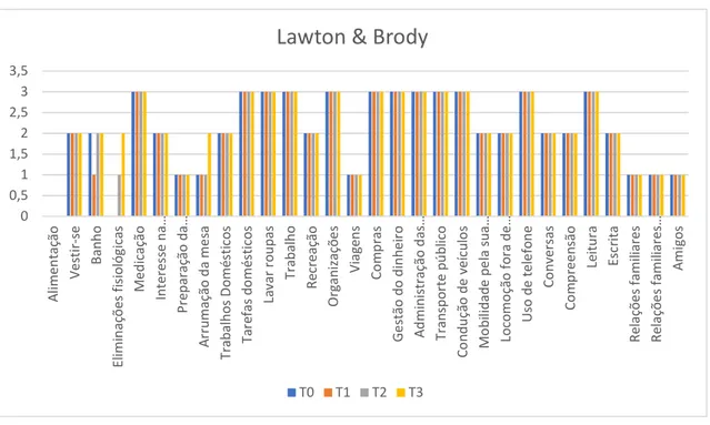 Gráfico 8: Índice de Lawton &amp; Brody. 