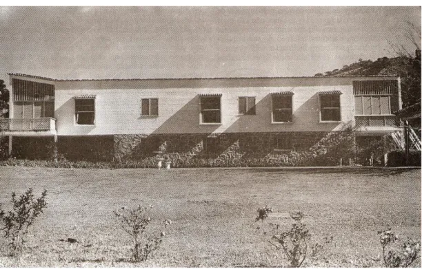 Figura 17: Casa do Barão de Saavedra, 1942-1944. Lúcio Costa. Fonte: BRUAND, 2005, p.131.