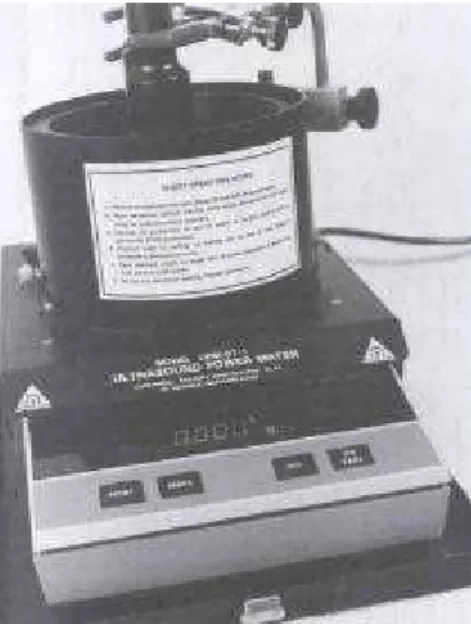 Fig. 3.4 – Dosímetro de ultra-som comercial baseado no princípio da balança de  radiação (Ohmic Instruments, modelo UPM-DT ,St
