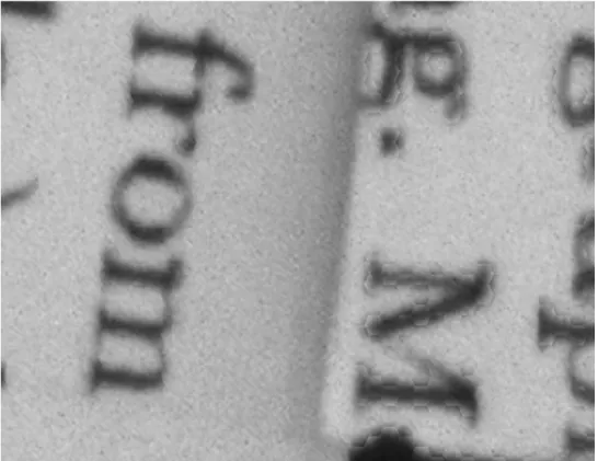 Figure 2.11: Result of a refocused image from a focused plenoptic camera with hexagonal patches