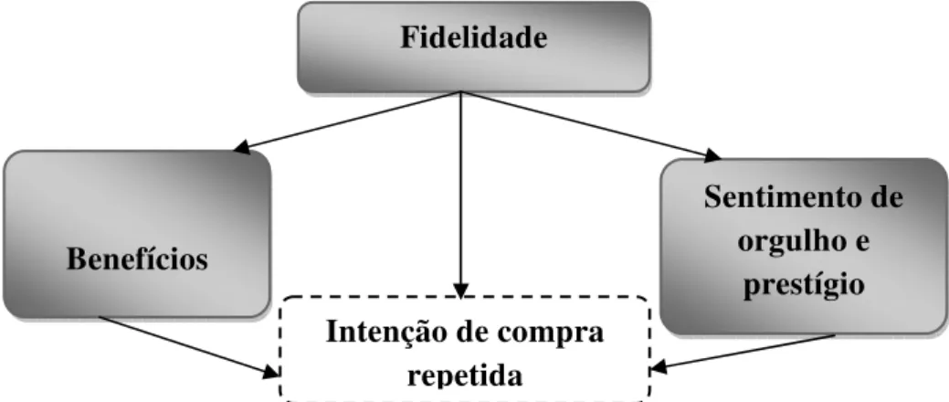 Figura 11- Componentes que influenciam a intenção de compra repetida 