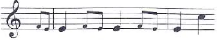Figura 3 - Célula rítmico-melódica 