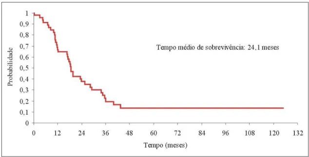 Gráfico 1. Curva de sobrevivência geral.