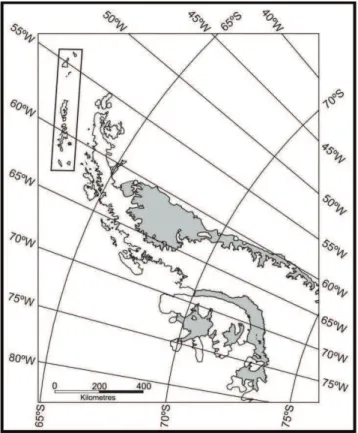 Figura 02. Ilha Rei George (Simões et al., 2004).   