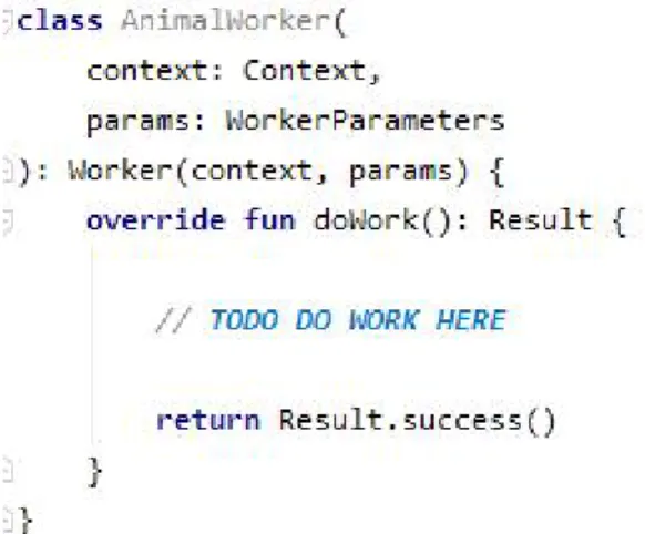 Figure 16 - Request using AnimalWorker