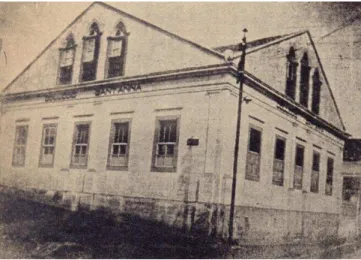 Figura 17 – Prédio do Colégio Sant‘Anna, a primeira escola pública de Itapeva. Fonte: Arquivo IHGGI