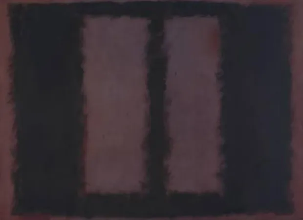 FIGURA 10 — Black on Maroon 1958. Mark Rothko, Óleo sobre tela (266.5 cm x 366 cm); FIGURA 11 — White  Cloud Over Purple