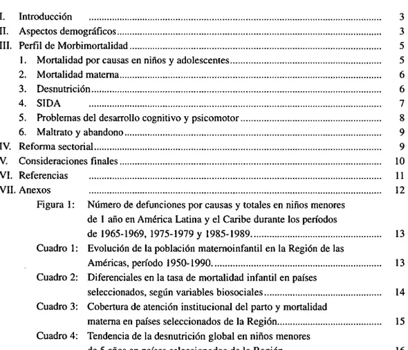 TABLA DE CONTENIDO 