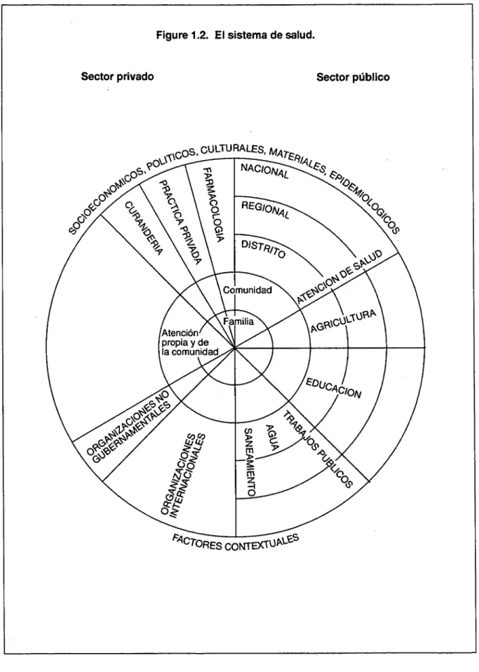 Figure 1.2. El sistema de salud. 