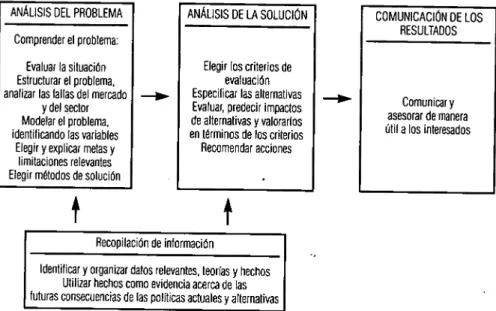 FIGURA 1. El proceso de análisis de políticas. 