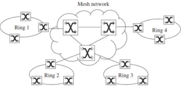 Figure 3: Mesh optical network 