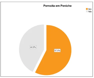 GRÁFICO 7 - PERCENTAGEM DE INQUIRIDOS POR OPÇÃO DE PERNOITA 